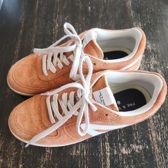 rag & bone Retro Court Sneaker in Sequoia Suede 39.5 US 9.5 Suede Leather - Picture 10 of 14